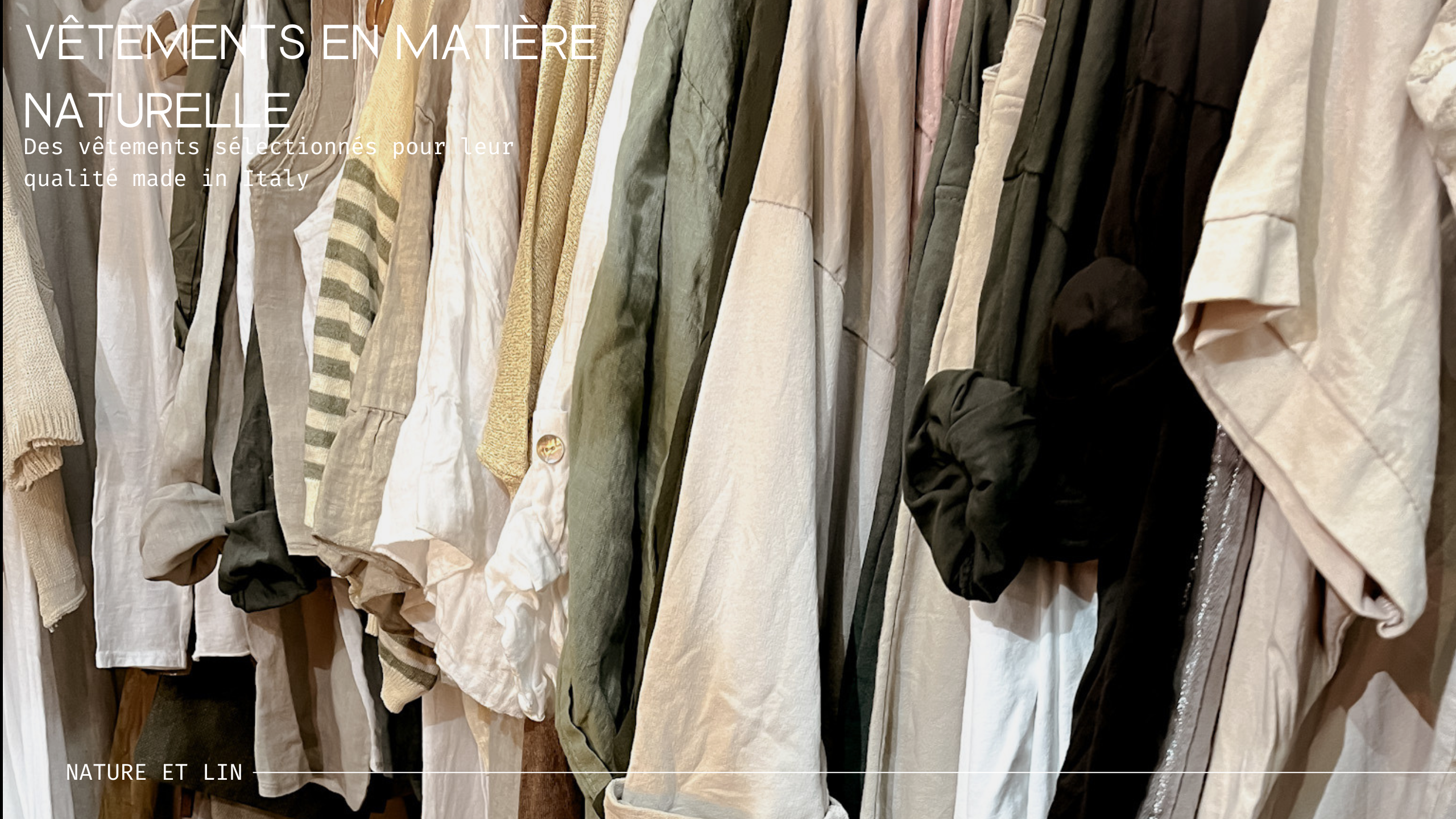 VETEMENT EN LIN FEMME